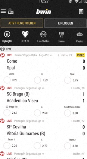 Bwin app neue registrieren